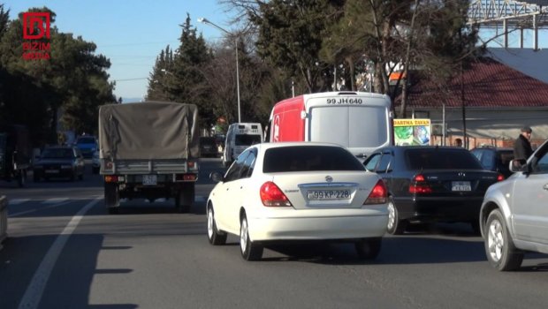 Bu rayonlar da tıxac problemi ilə ÜZLƏŞİB &ndash; Alternativ YOL ÇƏKİLİR? &ndash; FOTO