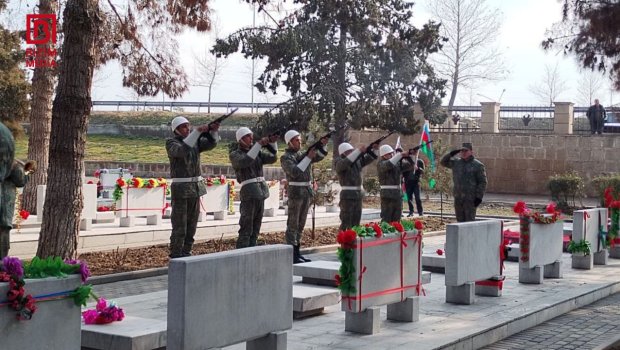 Birinci Qarabağ müharibəsinin şəhidi Tərlan Məmmədov DƏFN OLUNDU &ndash; FOTO