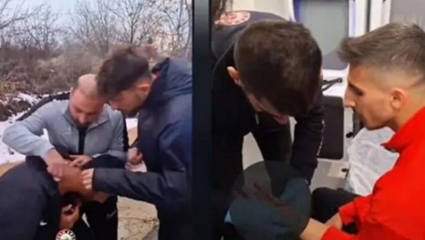 Bu futbol klubunun avtobusuna hücum etdilər: 3 yaralı var - VİDEO