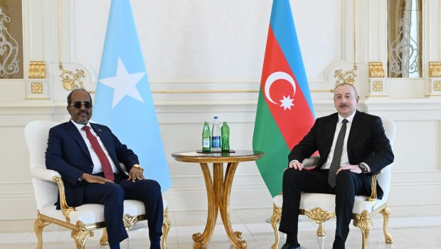 İlham Əliyevin Somali Prezidenti ilə təkbətək görüşü KEÇİRİLDİ