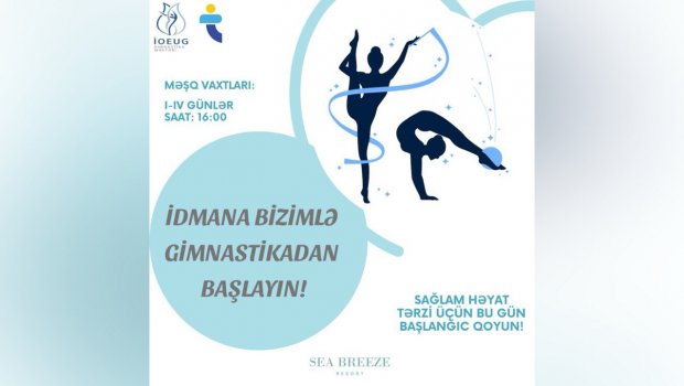 İOEUG Gimnastika Məktəbi “Landau School”da məşqlərə START VERİR