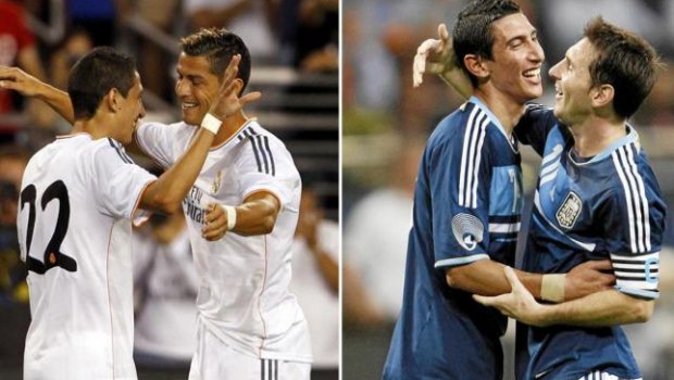 Di Maria: “Ronaldo və Messi arasında fərq böyükdür"