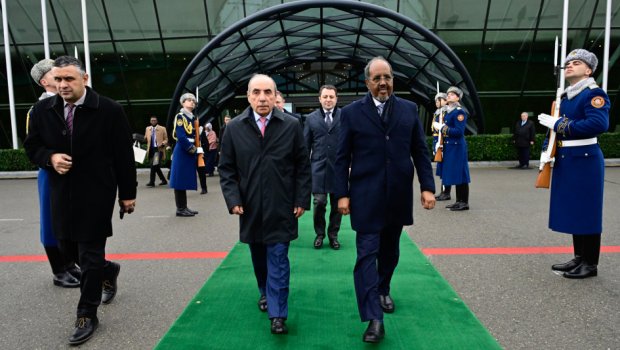 Somali Prezidentinin Azərbaycana səfəri başa çatdı - FOTO