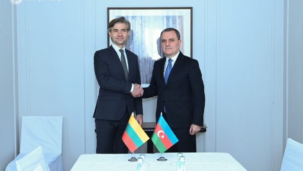 Azərbaycanla Litva arasında regional və beynəlxalq təhlükəsizlik MÜZAKİRƏ EDİLDİ - FOTO