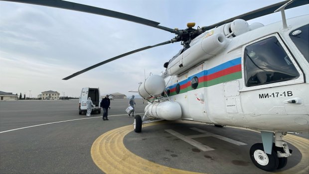 FHN təcili helikopterlərini havaya qaldırdı: Balakənə doğru uçurlar &ndash; FOTO/VİDEO