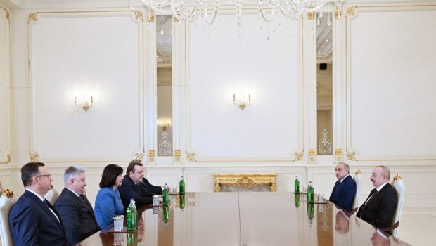 İlham Əliyev Belarus Milli Assambleyası Respublika Şurasının sədrini QƏBUL ETDİ - FOTO/VİDEO