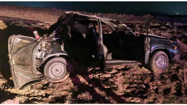 Ağdamda ağır qəza: 1 ölü, 3 yaralı var