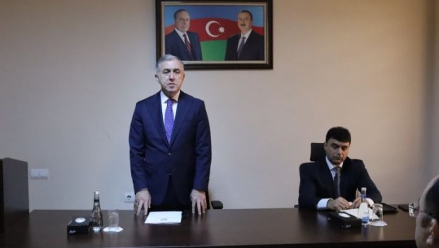 Naxçıvanda Dövlət Vergi Xidmətinin rəis müavini kollektivə təqdim olundu - FOTO