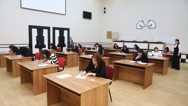 Bağça müdiri vəzifəsinə işə qəbul imtahanının test mərhələsi təşkil olundu - FOTO