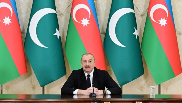 İham Əliyev: Beynəlxalq münasibətlərin bütün məsələlərində Pakistanla bir-birimizə dəstəyi davam etdirəcəyik