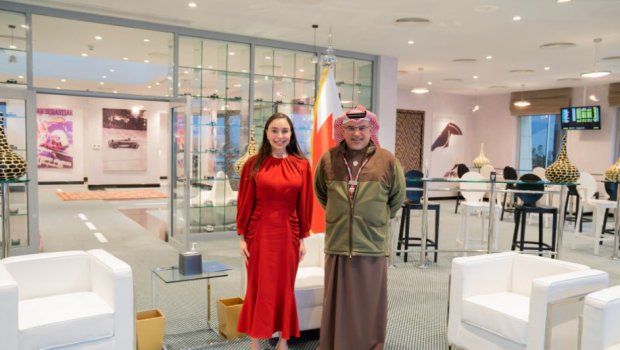 Bəhreyn Krallığının Vəliəhdi Leyla Əliyevanı qəbul edib - FOTO