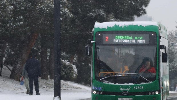Avtobus sürücülərinə TƏLİMAT: &ldquo;Qaralı havada...&rdquo; - FOTO