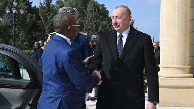 Bakıda Qvineya-Bisau Prezidentinin rəsmi qarşılanma mərasimi olub - FOTO-VİDEO