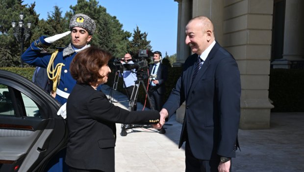 Şimali Makedoniya Prezidentinin rəsmi qarşılanma mərasimi oldu - FOTO/VİDEO