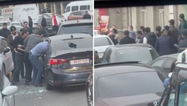 Bakıda sürücünün bir neçə nəfər tərəfindən döyülməsinin SƏBƏBİ AÇIQLANDI - VİDEO