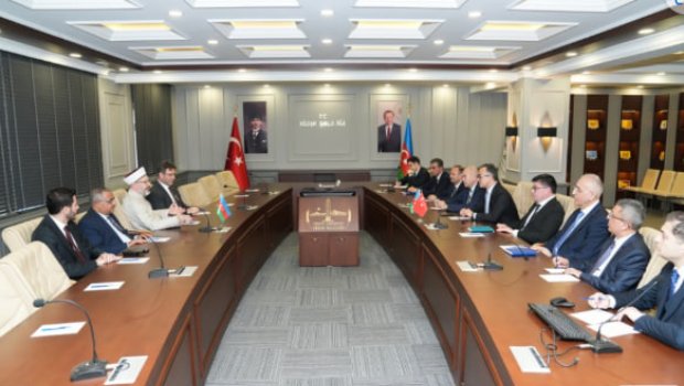 Azərbaycan və Türkiyə arasında dini sahədə əməkdaşlığın daha da təkmilləşdirilməsi MÜZAKİRƏ EDİLDİ - FOTO