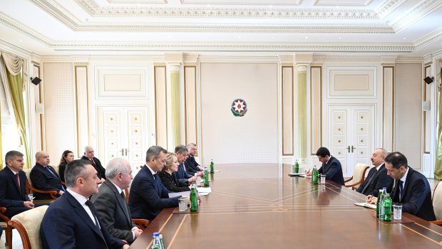 İlham Əliyev Valentina Matviyenkonu qəbul edib - FOTO/VİDEO