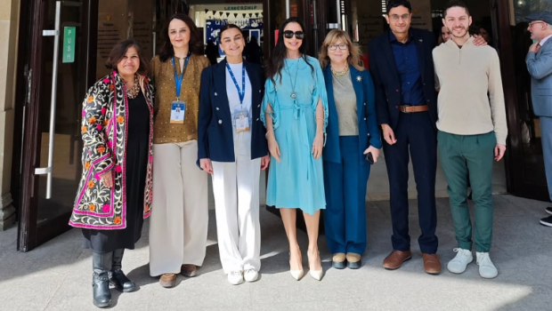 Leyla Əliyeva Oxbridge Akademiyasını ziyarət edib - FOTO