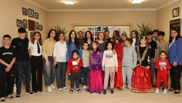 Leyla Əliyeva və Arzu Əliyeva "Ümid Yeri" Uşaq Sığınacağını ziyarət etdilər - FOTO