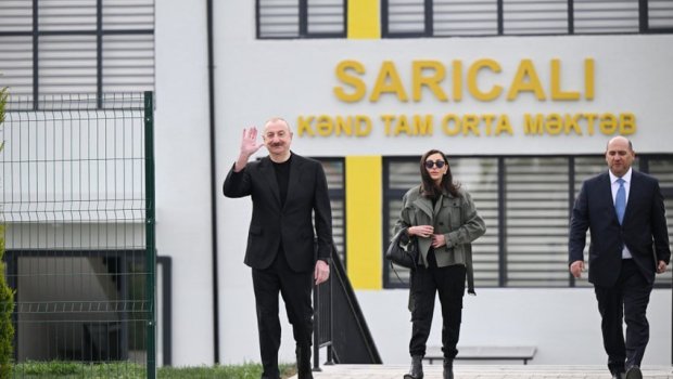 Prezident və Birinci xanımın Sarıcalıdan YENİ GÖRÜNTÜLƏRİ