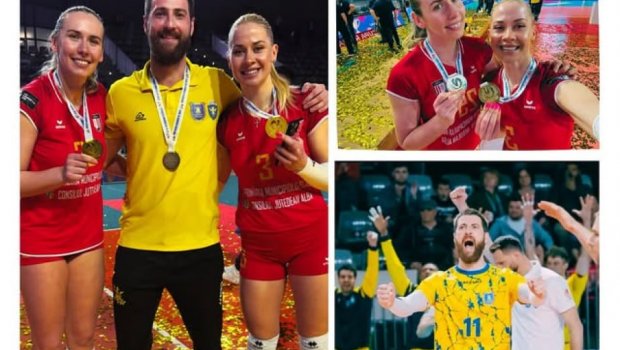 Azərbaycan millisinin voleybolçuları Rumıniya Kubokunun qalibi oldular