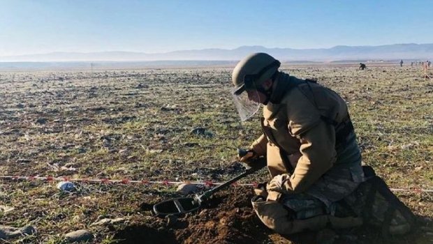 Ötən ay 4556 hektar ərazi minadan təmizlənib