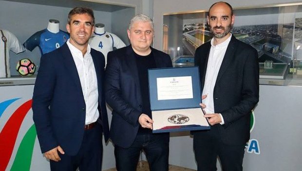AFFA rəsmisi “Barselona”nın nümayəndələri ilə görüşdü