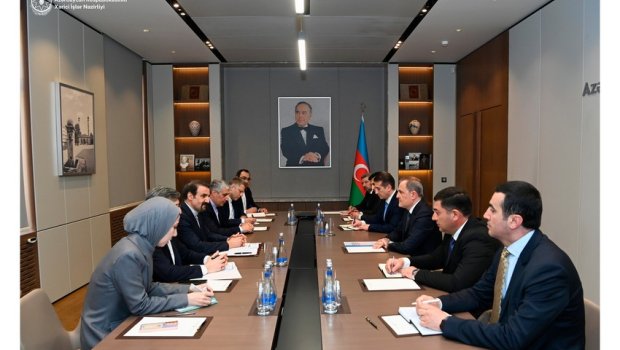 Ceyhun Bayramov İran rəsmisi ilə regional təhlükəsizlik məsələsini müzakirə etdi - FOTO