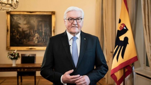 Almaniya prezidenti Bakıdan paylaşım etdi - VİDEO