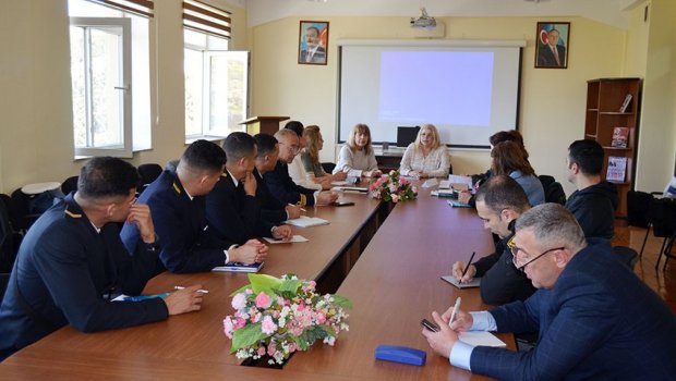 Heydər Əliyev adına Hərbi İnstitutda NATO proqramı çərçivəsində tədbirlər keçirilir - FOTO