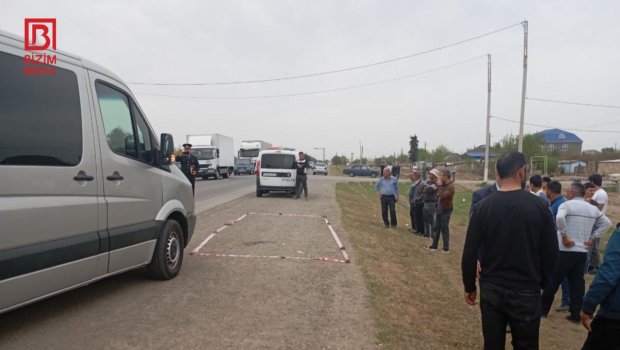 Biləsuvarda AĞIR QƏZA &ndash; Əsgərlikdən yeni qayıdan gənci maşın VURUB &ndash; FOTO/VİDEO