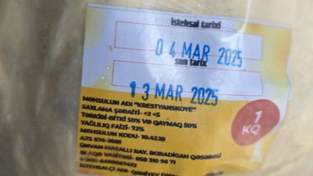 Bitki tərkibli yağ nehrə yağı adı ilə satılırmış &ndash; FOTO