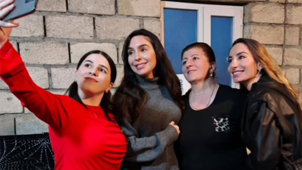 Leyla və Arzu Əliyevalar Qəbələdə - FOTO