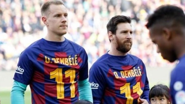 "Messi hamını təlxək halına sala bilər" - Ter Ştegen