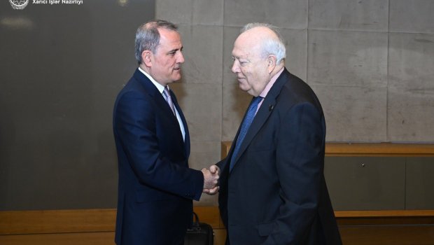 Ceyhun Bayramov BMT rəsmisini Ermənistanla sülh prosesi barədə məlumatlandırdı - FOTO