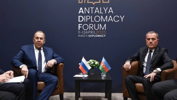 Ceyhun Bayramov Lavrovla GÖRÜŞDÜ - FOTO