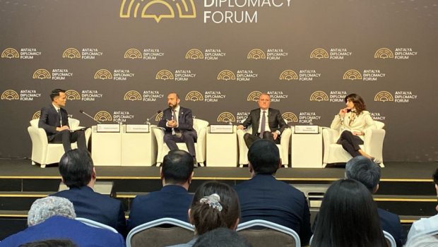 Antalyada Azərbaycan, Ermənistan, Gürcüstan xarici işlər nazirlərinin iştirakı ilə panel keçirildi - VİDEO