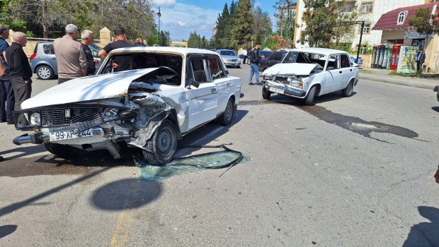 Ucarda zəncirvari qəza: Xəsarət alanlar var - FOTO