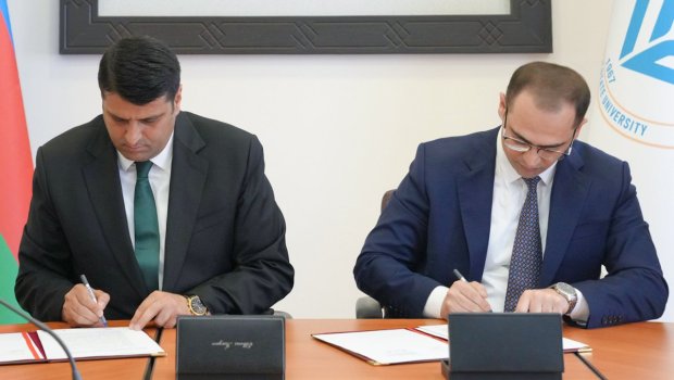 Milli Observatoriya ilə Naxçıvan Dövlət Universiteti arasında əməkdaşlığa dair Memorandum imzalandı &ndash; FOTO