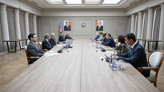 Əli Əsədov Beynəlxalq Əmək Təşkilatının Baş direktorunu QƏBUL ETDİ - FOTO
