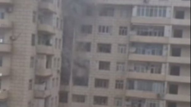 &ldquo;Həzi Aslanov&rdquo;un yaxınlığında BİNA YANIR &ndash; ANBAAN VİDEO