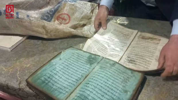Masallıda çaydan 2 əsr əvvələ aid bir kisə kitab TAPILDI &ndash; FOTO