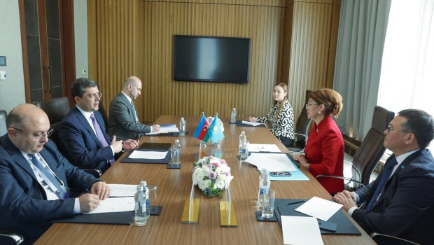 Əhməd İsmayılov qazaxıstanlı nazirlə GÖRÜŞDÜ – FOTO