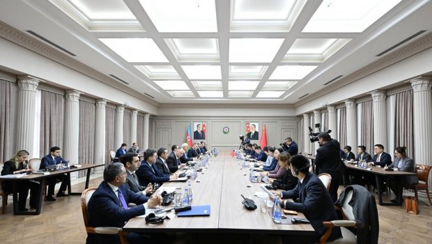 Azərbaycan-Çin Hökumətlərarası Ticarət-İqtisadi Əməkdaşlıq Komissiyasının 10-cu iclası keçirildi - FOTO