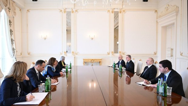 Sloveniyanın xarici işlər naziri İlham Əliyevin QƏBULUNDA - FOTO/VİDEO