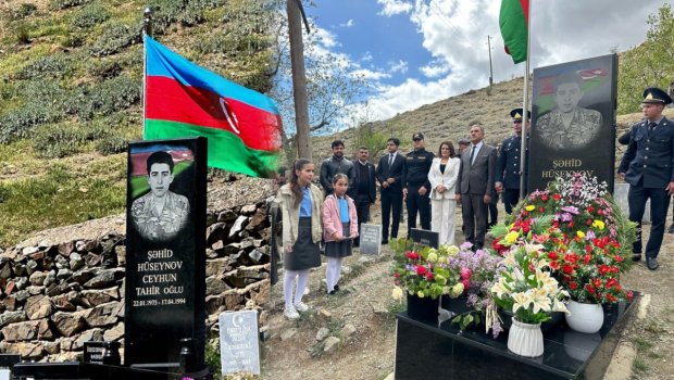 Şəhid Ceyhun Hüseynovun xatirəsi YAD EDİLDİ &ndash; FOTO/VİDEO
