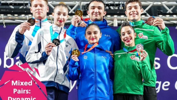 Akrobatlarımızdan Avropa çempionatının ilk günündə DÖRD MEDAL
