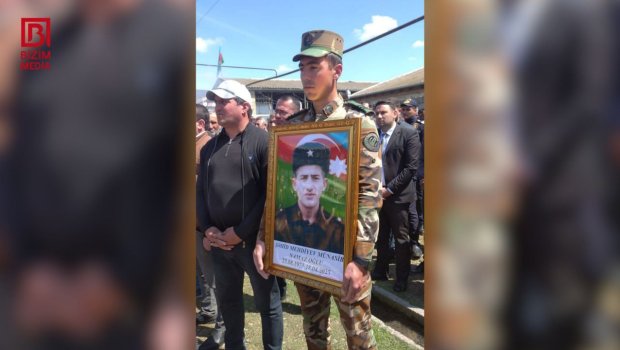 Şəhid Münasib Mehdiyev Samuxda DƏFN olundu &ndash; FOTO
