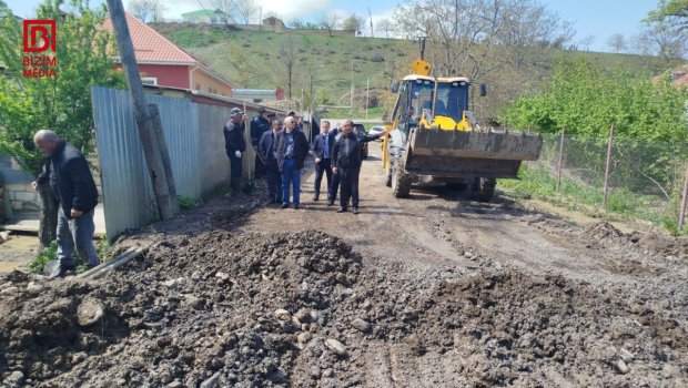 Qusarda güclü yağışın fəsadları aradan qaldırılır - FOTO