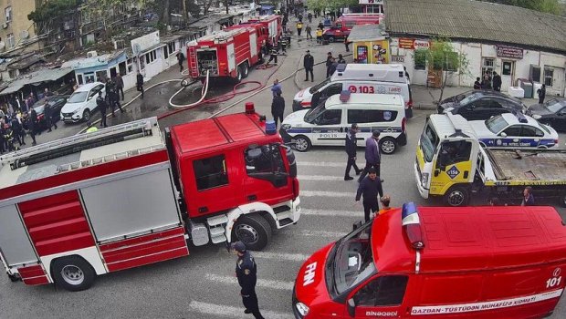 Yanğına görə Bakıda bu yollar BAĞLANDI
